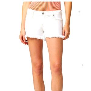 NWT Hudson Croxley High-Rise Short in White- 31
